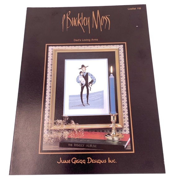 Set of Three (3) “P. Buckley Moss” Vintage Counted Cross Stitch Pattern Leaflets - Picture 5 of 10